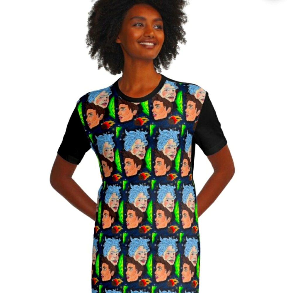 Rick and morty Graphic Dress